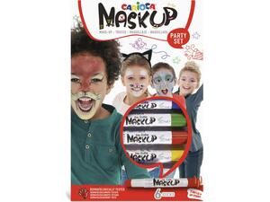 Χρώματα προσώπου Carioca Mask Up 6 Party Set 43052